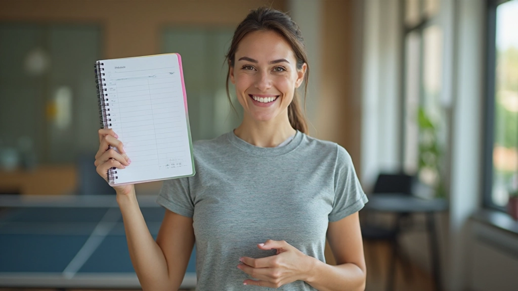 جدول أسبوعي منظم يوضح خطة التغذية والتدريب والاستشفاء