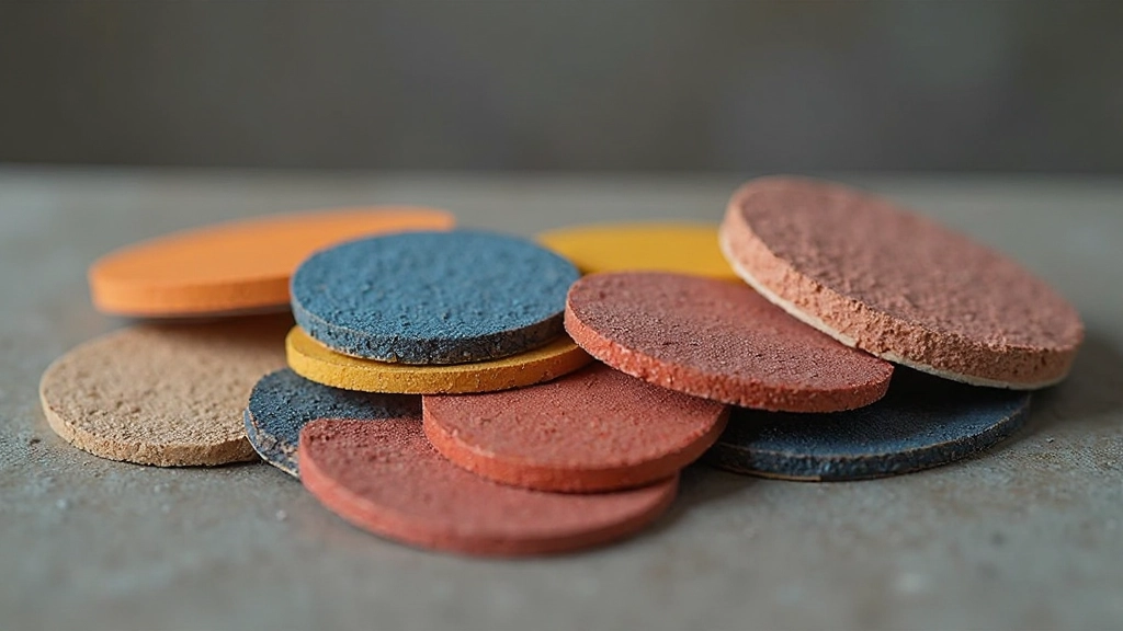 عينات من الرياح المختلفة توضح السماكة والملمس والألوان المتنوعة